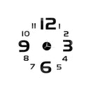 Mirror 3D Wall Clock Stickers For DIY Removable Wall Clocks As Art Decal Sticker For Home Decor