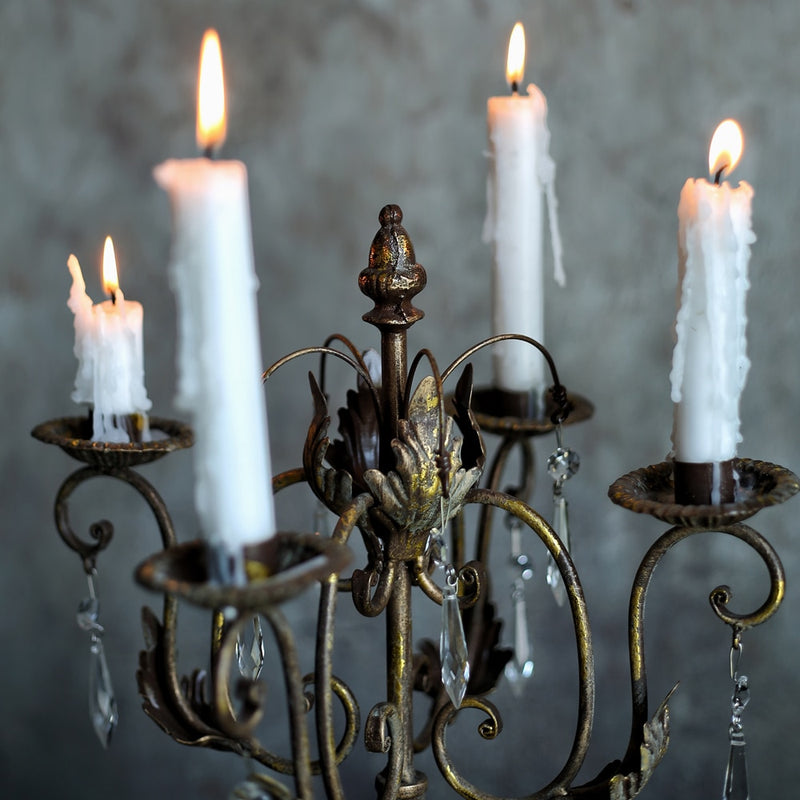 Nordic Tall Antique Candlestick 4 Arm Candle Holders For Home Decoration Wedding Centerpieces