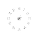 Mirror 3D Wall Clock Stickers For DIY Removable Wall Clocks As Art Decal Sticker For Home Decor