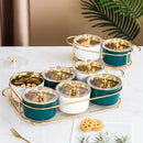 A Creative Nordic Ceramic Square Platter Snack Plate Can Make Your Dry Fruit Or Cake Plate, Nut Or Pastry Bowl Eyeful