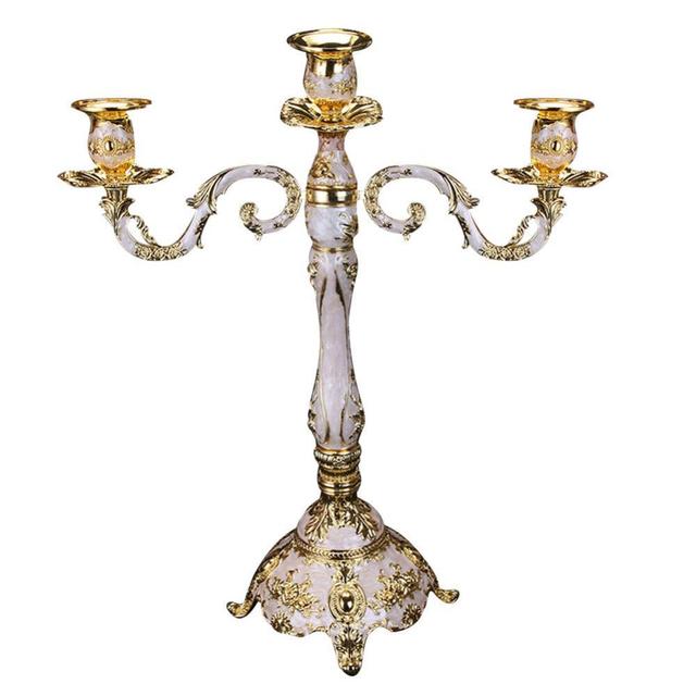 3/5 Head European Metal Candle Holder With  That Candlestick Wedding Home