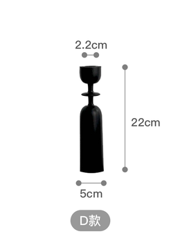 Black Wooden Candle Holder In Nordic Ins Style Is A Quality Black Candle Seat