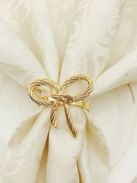 Bow Napkin Ring Set of 6 For Home Décor