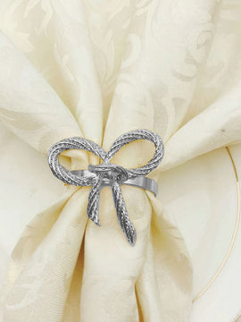 Bow Napkin Ring Set of 6 For Home Décor