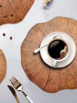 Resilient Wooden Placemat, Set of 4