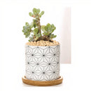ClaudiaG B&W Planters (Set of 3)