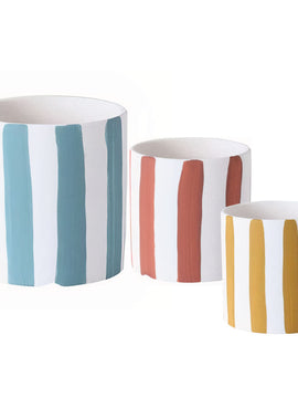 Artistic Playful Planters Set of 3