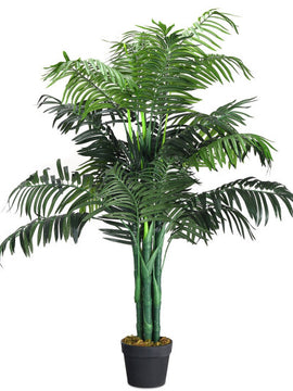Artificial Areca Palm Decorative Silk Tree 3.5 Feet with Basket