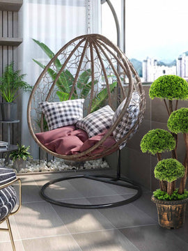 Artificial Cedar Topiary Tree 3 Feet Decorative with Rattan Trunk