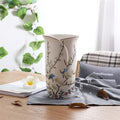 Pastoral Bird Butterfly Porcelain Vase British Rural Ceramic Flower Vase Room Hallway Home Garden Wedding Decoration