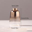 Nordic Glass Vase Creative Silver Gradient Dried Flower Vase Desktop Ornaments Home Decoration