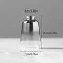Nordic Glass Vase Creative Silver Gradient Dried Flower Vase Desktop Ornaments Home Decoration