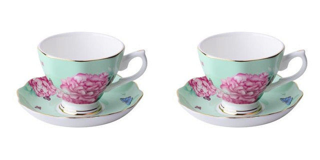 180ML, fine Bone China coffee cup and saucer and spoon