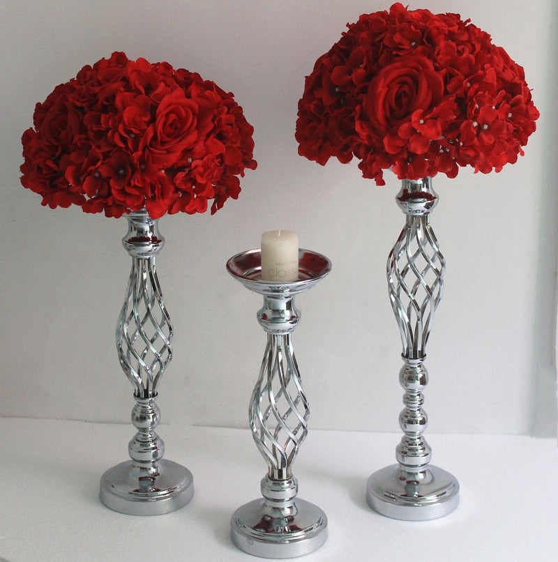 Decorative Metal Tealight Holder/Flower Vase for Christmas