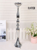 Metal Candle Holders Flowers Vase Candlestick Center pieces Road Lead Candelabra Centerpieces Wedding porps Christmas decoration