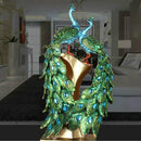 European Modern Home Decor Peacock Wine Cabinet for Beautiful Decoration of Porch TV Cabinet