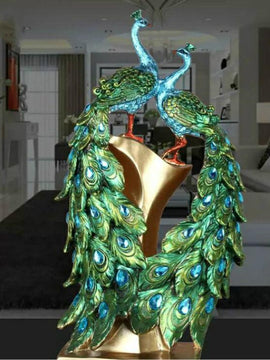 European Modern Home Decor Peacock Wine Cabinet for Beautiful Decoration of Porch TV Cabinet