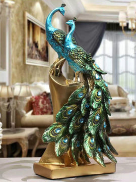 European Modern Home Decor Peacock Wine Cabinet for Beautiful Decoration of Porch TV Cabinet