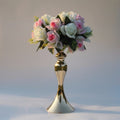 Gold Flower Vase To Be Used As Event Or Wedding Table Centerpiece