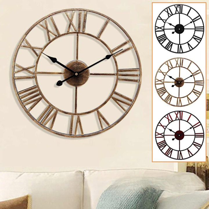 An Iron Wall Clock That Keeps Time In Style