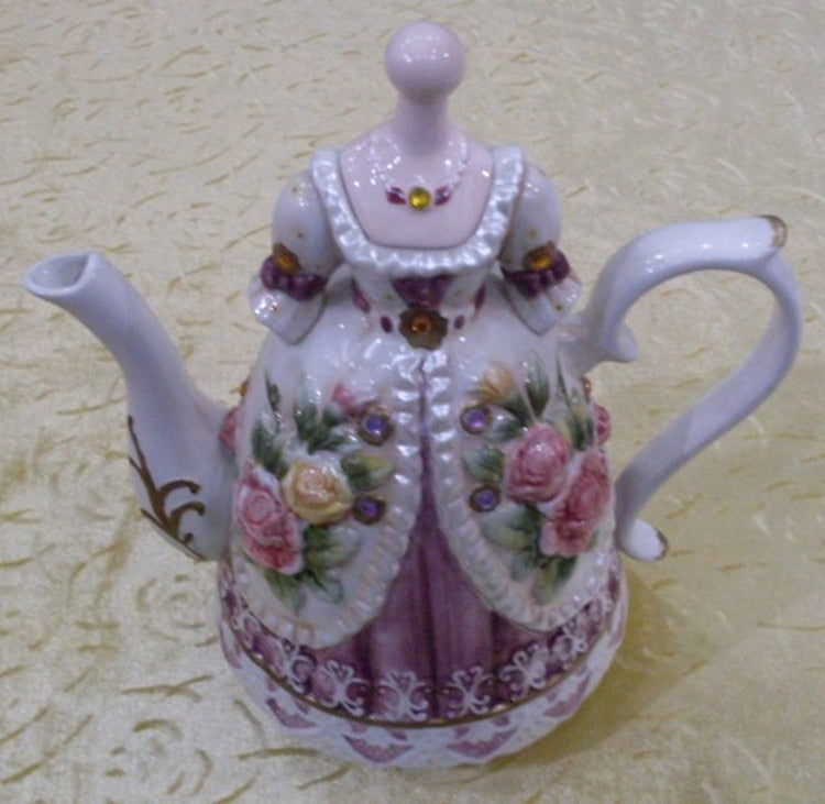 Nobility Beauty Dress Coffee Pot Doubles Up As A Royal Wedding Party Tools Or Tableware Gifts