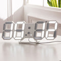 Modern Design 3D LED Digital Wall Clock Install In Living Room For Home Decor
