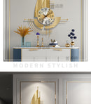 Modern Design Metal Sailing Style Wall Clock For Home Decor
