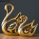 Decorative Ceramic Deer Statue For Desktop Decor Can Be A Birthday, Christmas, Or A Wedding Gift