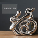 Decorative Ceramic Deer Statue For Desktop Decor Can Be A Birthday, Christmas, Or A Wedding Gift