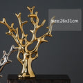 Decorative Ceramic Deer Statue For Desktop Decor Can Be A Birthday, Christmas, Or A Wedding Gift