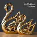 Decorative Ceramic Deer Statue For Desktop Decor Can Be A Birthday, Christmas, Or A Wedding Gift