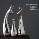 Decorative Ceramic Deer Statue For Desktop Decor Can Be A Birthday, Christmas, Or A Wedding Gift