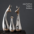 Decorative Ceramic Deer Statue For Desktop Decor Can Be A Birthday, Christmas, Or A Wedding Gift