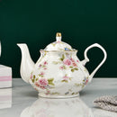 Luxurious Bone China Teapot 400/900ML Is A Classic Porcelain Kettle For Home Is A Perfect Gift