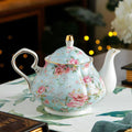 Luxurious Bone China Teapot 400/900ML Is A Classic Porcelain Kettle For Home Is A Perfect 2022 Easter Gift