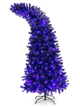 Pre-Lit Halloween Tree With 400 Lights Of 7 Feet And 8 Flash Modes