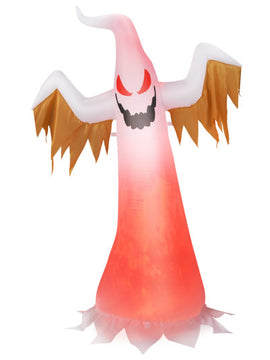Halloween Inflatable Ghost Quick 6 Feet Blow Up Décor With LED Lights